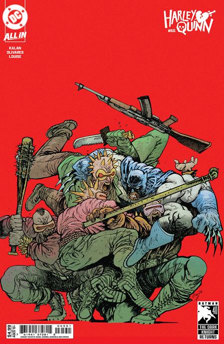 Harley Quinn #65  E Daniel Warren Johnson Dark Knight Returns 40th Anniversary Card Stock Var
