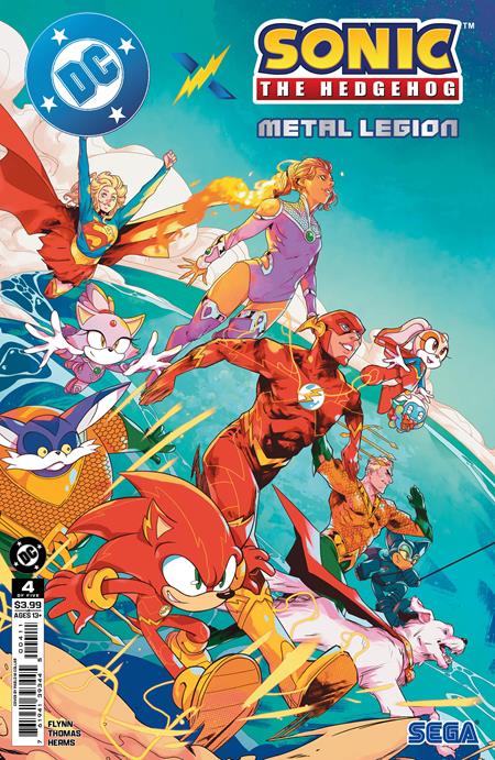 DC X Sonic The Hedgehog Metal Legion #4 (of 5)  A Pablo M Collar