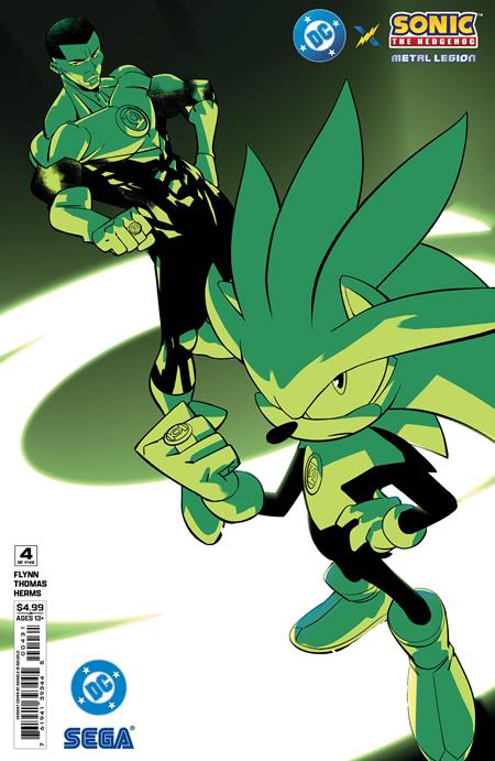 DC X Sonic The Hedgehog Metal Legion #4 (of 5)  C Daniele Di Nicuolo Card Stock Var