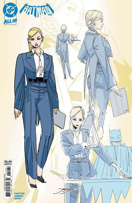 Batman #12  G Jorge Jimenez Verity Pennyworth Design Card Stock Var