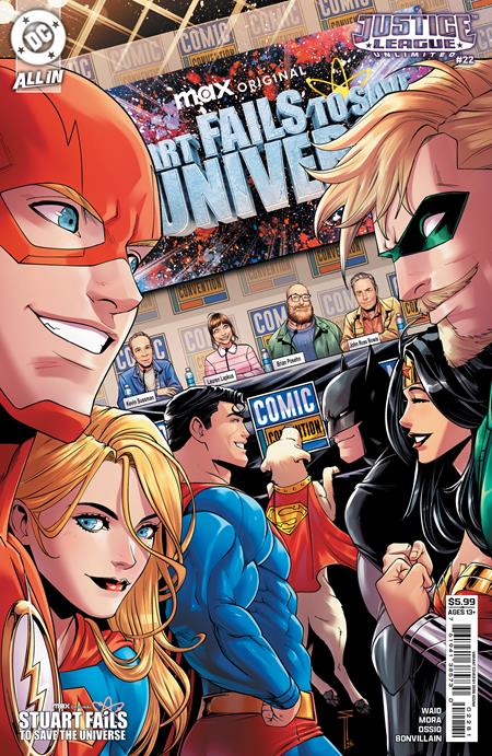 Justice League Unlimited #22  G Serg Acuna Stuart Fails To Save The Universe Card Stock Var