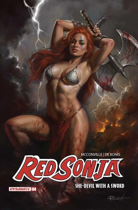 Red Sonja She Devil With A Sword #4  B Lucio Parrillo Var