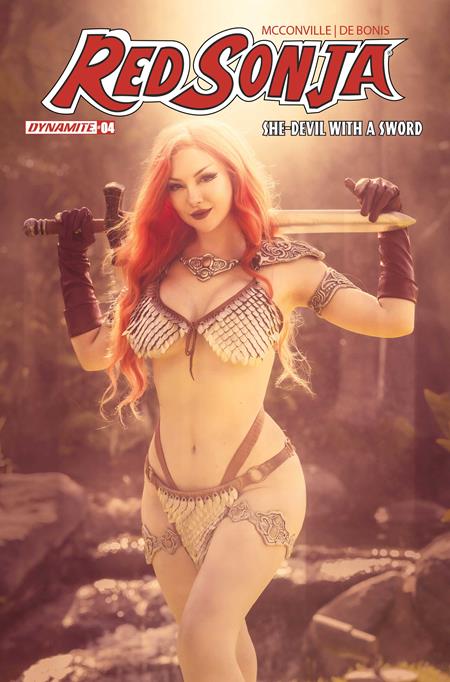 Red Sonja She Devil With A Sword #4  E Cosplay Ashlynne Dae Var