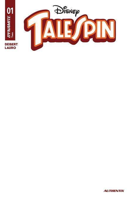 Talespin #1  G Blank Authentix Var