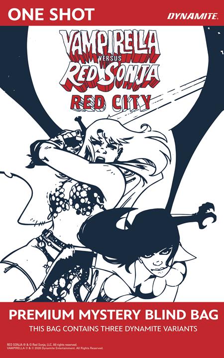 Vampirella Vs Red Sonja Red City #1  F Premium Mystery Blind Bag Var