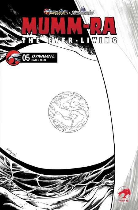 Mumm Ra The Ever Living #5  K Declan Shalvey Line Art Var
