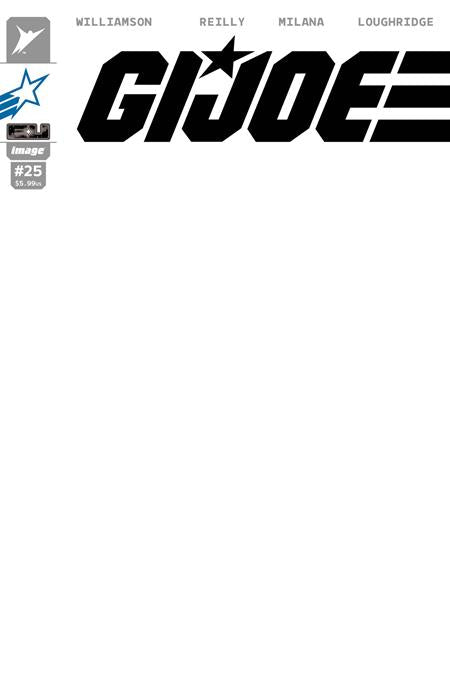 Gi Joe #25  G Blank Sketch Joe Var