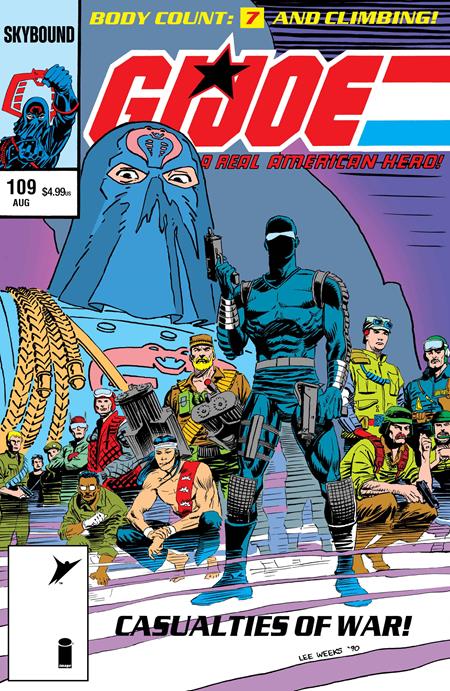 Gi Joe A Real American Hero #109 Hama Files Edition  C Lee Weeks Foil Var