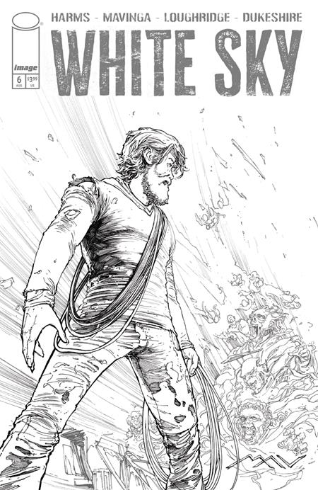 White Sky #6  C Jp Mavinga B&w Var