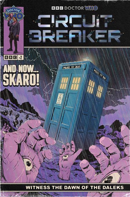 Doctor Who Circuit Breaker #2 (of 2)  D Flops Dalek Takeover Cardstock Var