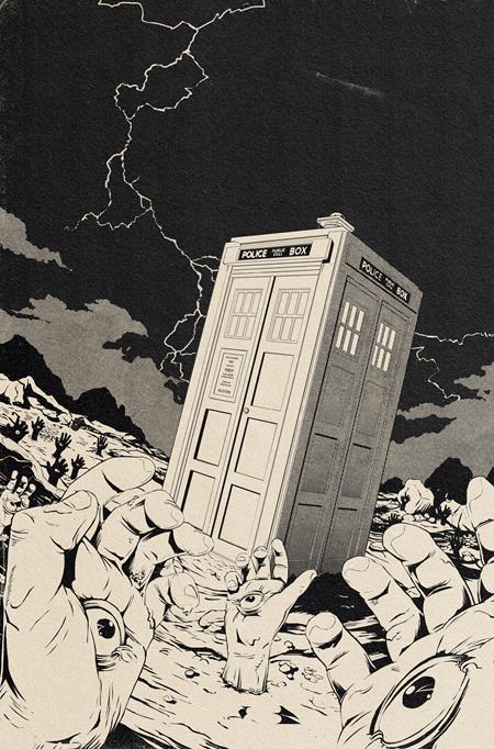 Doctor Who Circuit Breaker #2 (of 2)  E Flops Dalek Takeover Color Your Own Cardstock Var