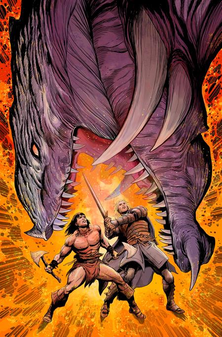Conan And Dragonero #4 (of 7)  C Patch Zircher Virgin Cardstock Var