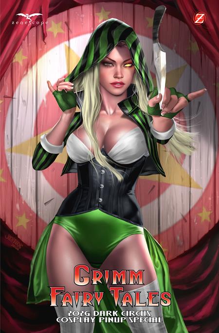 Grimm Fairy Tales 2026 Dark Circus Cosplay Pinup Special  | One Shot  B Josh Burns Var - Comics - Image - Pop Weasel