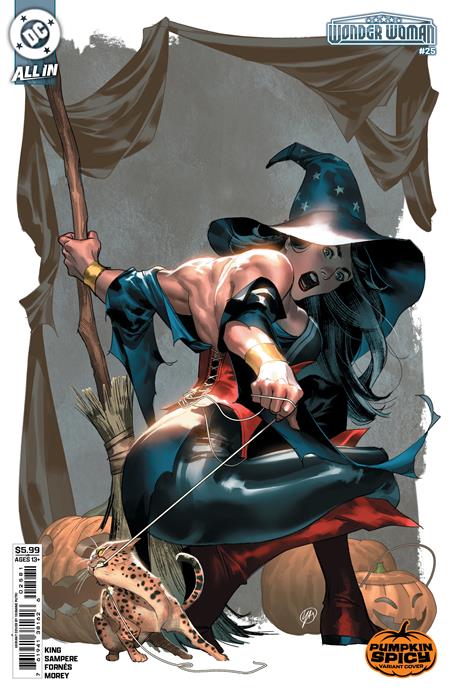 Wonder Woman #25  E Yasmine Putri Pumpkin Spicy Card Stock Var