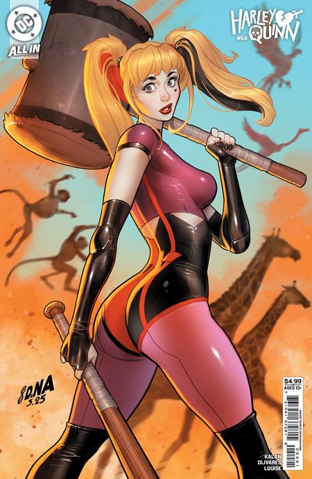 Harley Quinn #54  B David Nakayama Card Stock Var