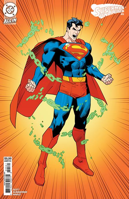 Superman Unlimited #5  F Dan Mora Corner Box Card Stock Var
