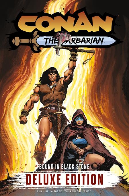 Conan The Barbarian Bound In Black Stone Deluxe Edition  | Hardcover Vol 01 Regular Edition Roberto De La Torre