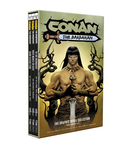 Conan The Barbarian  | TPB Vol 01-03 Slipcase Set Direct Market Edition Jae Lee - Graphic Novels - Image - Pop Weasel