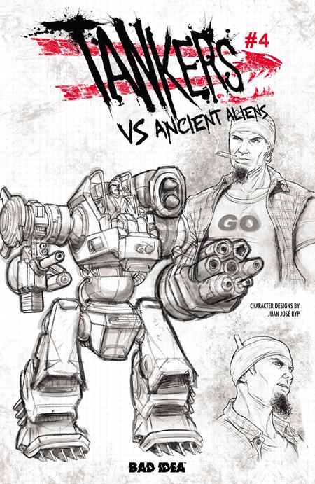 Tankers Vs Ancient Aliens #4 (of 4)  C Juan Jose Ryp Design Var