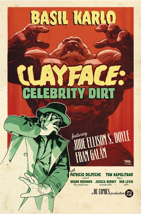 Clayface Celebrity Dirt #3 (of 6)  C Bruno Redondo Card Stock Var