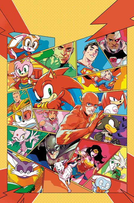 DC X Sonic The Hedgehog Metal Legion #5 (of 5)  A Pablo M Collar
