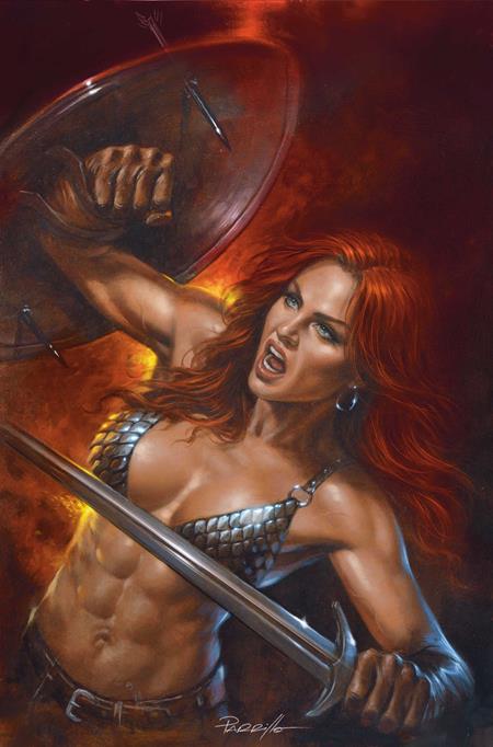 Red Sonja She Devil With A Sword #5  F Lucio Parrillo Metal Premium Var