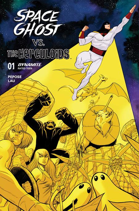 Space Ghost Vs The Herculoids #1  B Drew Moss Var