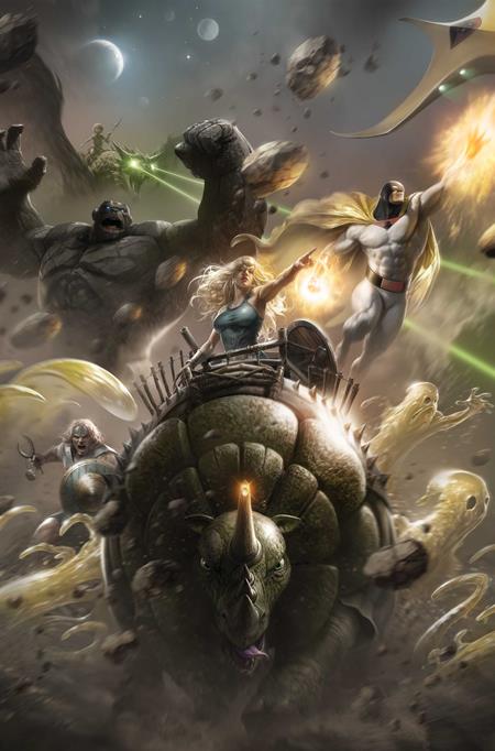Space Ghost Vs The Herculoids #1  H Francesco Mattina Ltd Virgin Var