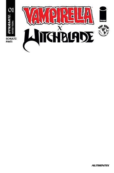 Vampirella X Witchblade Special #1  | One Shot  F Blank Authentix Var