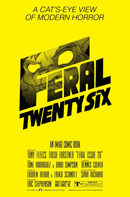 Feral #26  B Tony Fleecs & Trish Forstner The Shining Homage Var