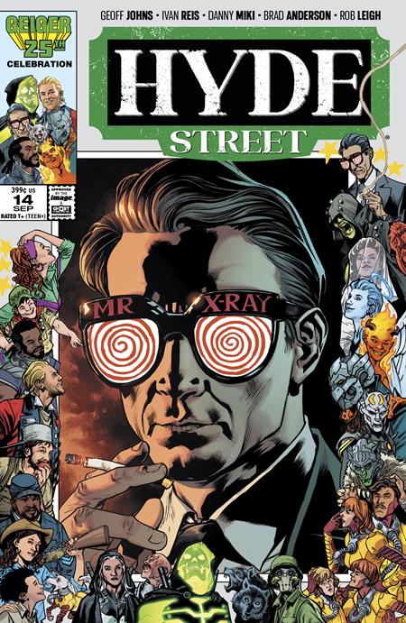 Hyde Street #14  C Bryan Hitch & Brad Anderson Geiger #25 Anniversary Var