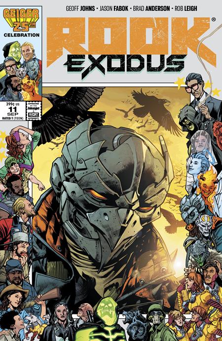 Rook Exodus #11  D Bryan Hitch & Brad Anderson Geiger #25 Anniversary Var