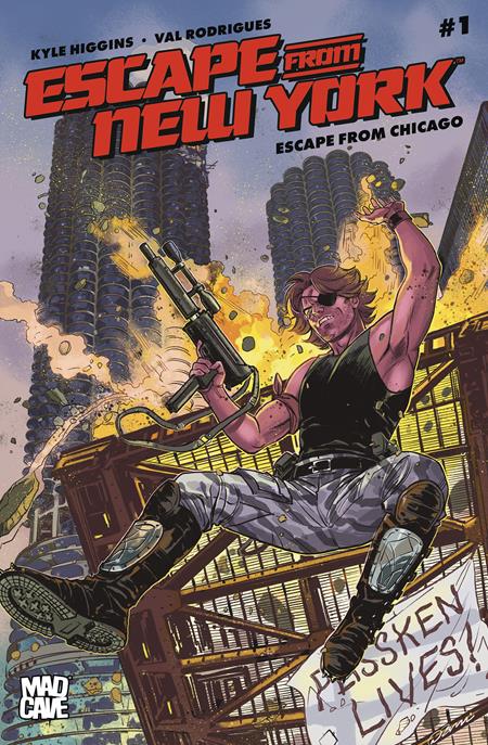 Escape From New York Escape From Chicago #1  B Danica Brine Var
