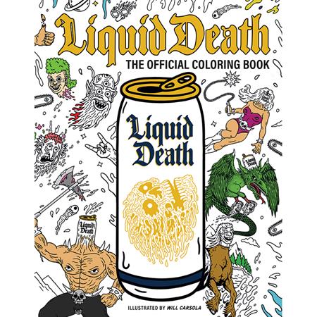 Liquid Death  | TPB The Official Coloring Book - Books - Image - Pop Weasel
