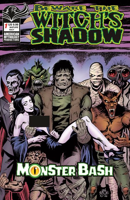 Beware The Witchs Shadow Monster Bash #1  D Dan Parsons Risque Var