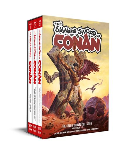 Savage Sword Of Conan  | Hardcover Vol 01-03 Slipcase Set Regular Edition Joe Jusko