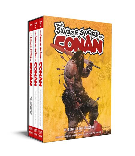 Savage Sword Of Conan  | Hardcover Vol 01-03 Slipcase Set Direct Market Edition Gerardo Zaffino - Graphic Novels - Image - Pop Weasel
