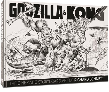 Godzilla & Kong  | Hardcover The Cinematic Storyboard Art Of Richard Bennett image - Graphic Novels - Image - Pop Weasel