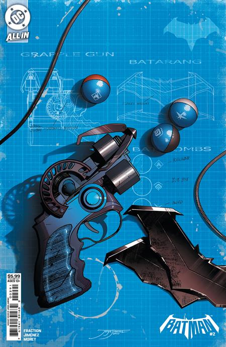 Batman #2  F Jorge Jimenez Bat-gadget Card Stock Var
