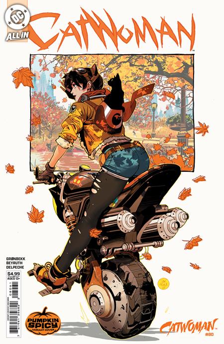 Catwoman #80  E Dan Mora Pumpkin Spicy Card Stock Var