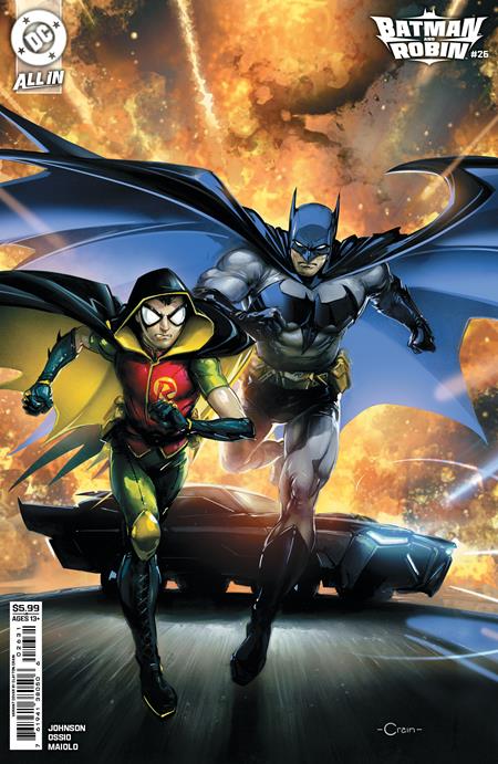 Batman And Robin #26  C Clayton Crain Card Stock Var