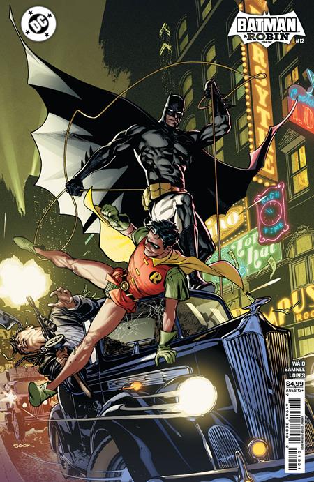 Batman & Robin Year One #12 (of 12)  C Ryan Sook Card Stock Var
