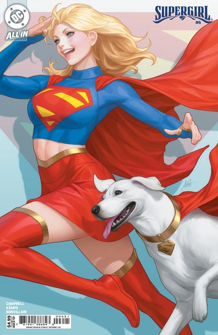 Supergirl #6  B Stanley Artgerm Lau Card Stock Var