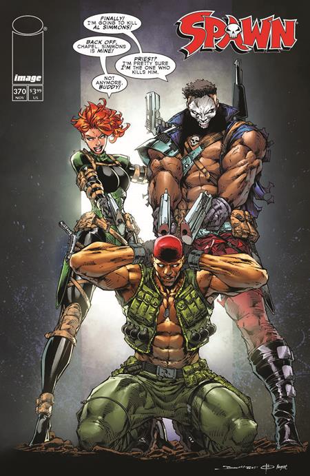 Spawn #370  C Brett Booth Youngblood Team Up Var