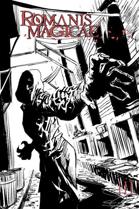 Romanis Magicae #3 (of 4)  B Paul Peart Smith Black White And Red Var