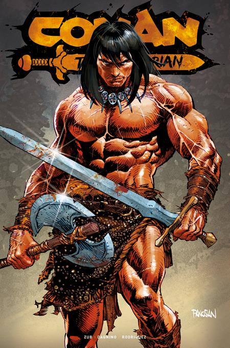 Conan The Barbarian #21  H Sdcc Exclusive Dan Panosian Foil Trade Var (mr) Limited To 700 Copies Allocations May Occur