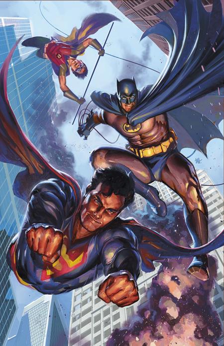 Batman Superman Worlds Finest #56  B Ben Harvey Card Stock Var