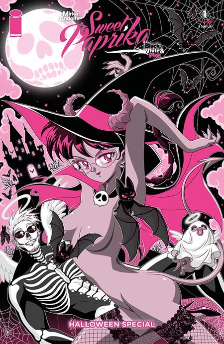 Mirka Andolfos Sweet Paprika Black White & Pink Halloween Special #1 (of 2)  C Marco Albiero Var