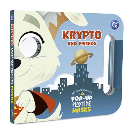 Pop-up Playtime Masks  | Hardcover DC Krypto And Friends - Childrens Books - Image - Pop Weasel