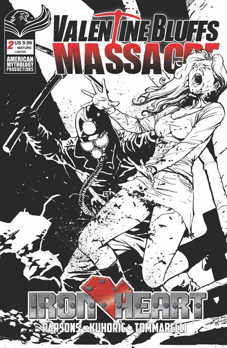 Valentine Bluffs Massacre Iron Heart #2 (of 2)  D Roy Allan Martinez Limited B&w Var